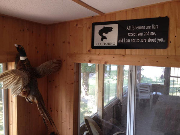 Custom Fishing Sign | Dustin from North Dakota - Signs of the Mountains