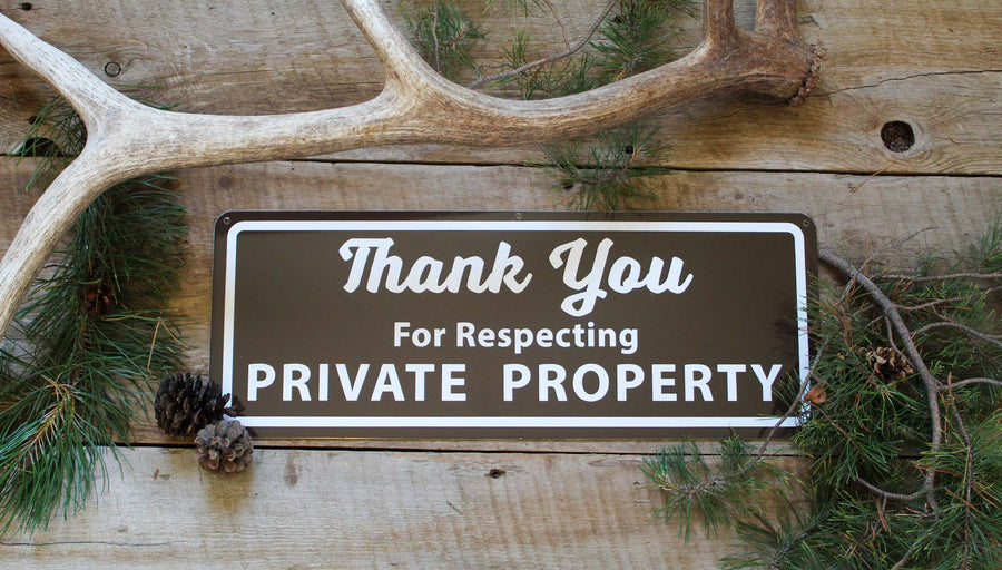 Private Property Sign