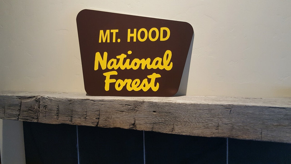 Custom National Forest Sign Signs of the Mountains