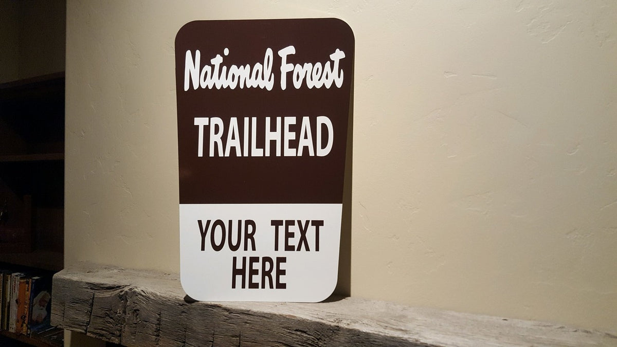 National Forest Trailhead Sign