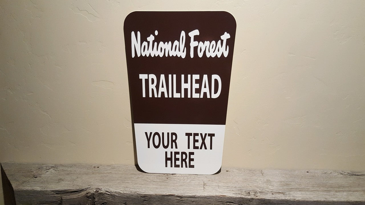 National Forest Trailhead Sign