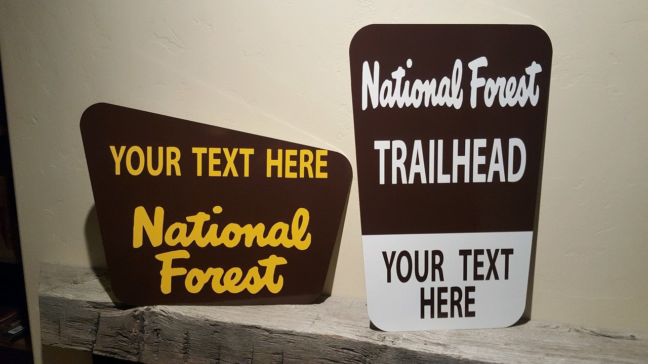 National Forest Trailhead Sign