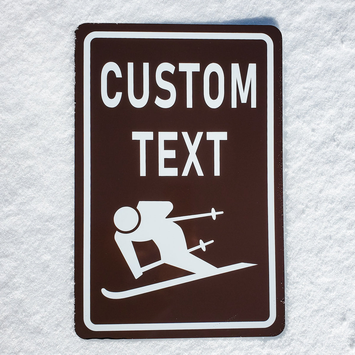 Custom Ski Area Sign