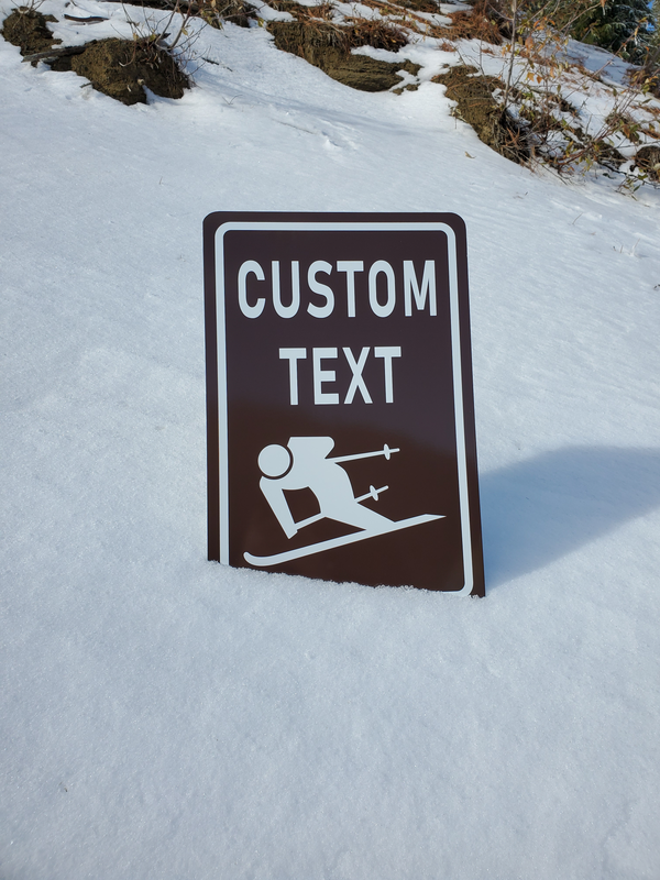 Custom Ski Area Sign - Signs of the Mountains