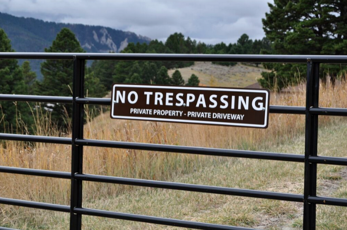 No Trespassing Sign